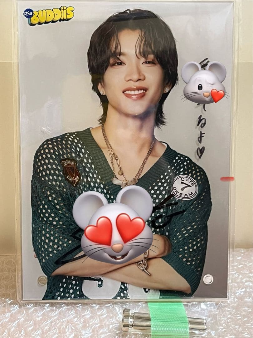 BUDDiiSラッフルくじ　SHOOT アクリルパネル　サイン&コメント入り BUDDiiS アクリルスタンド SHOOT BUDDiiSラッフルくじ SHOOT アクリル