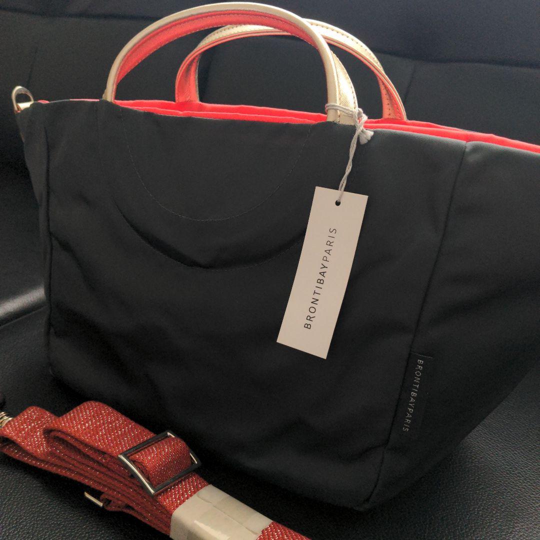 レアBRONTIBAYPARIS ポジターノ ナイロン2wayショルダーバッグ