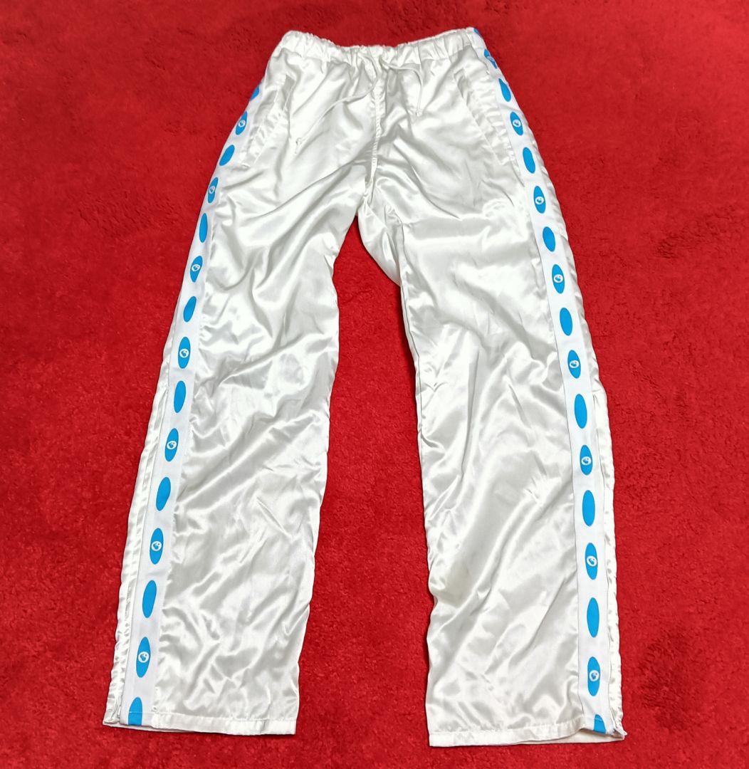 フェトウス　FOTUS　古着ヴィンテージ　　ホワイトサテン　スウェットパンツ