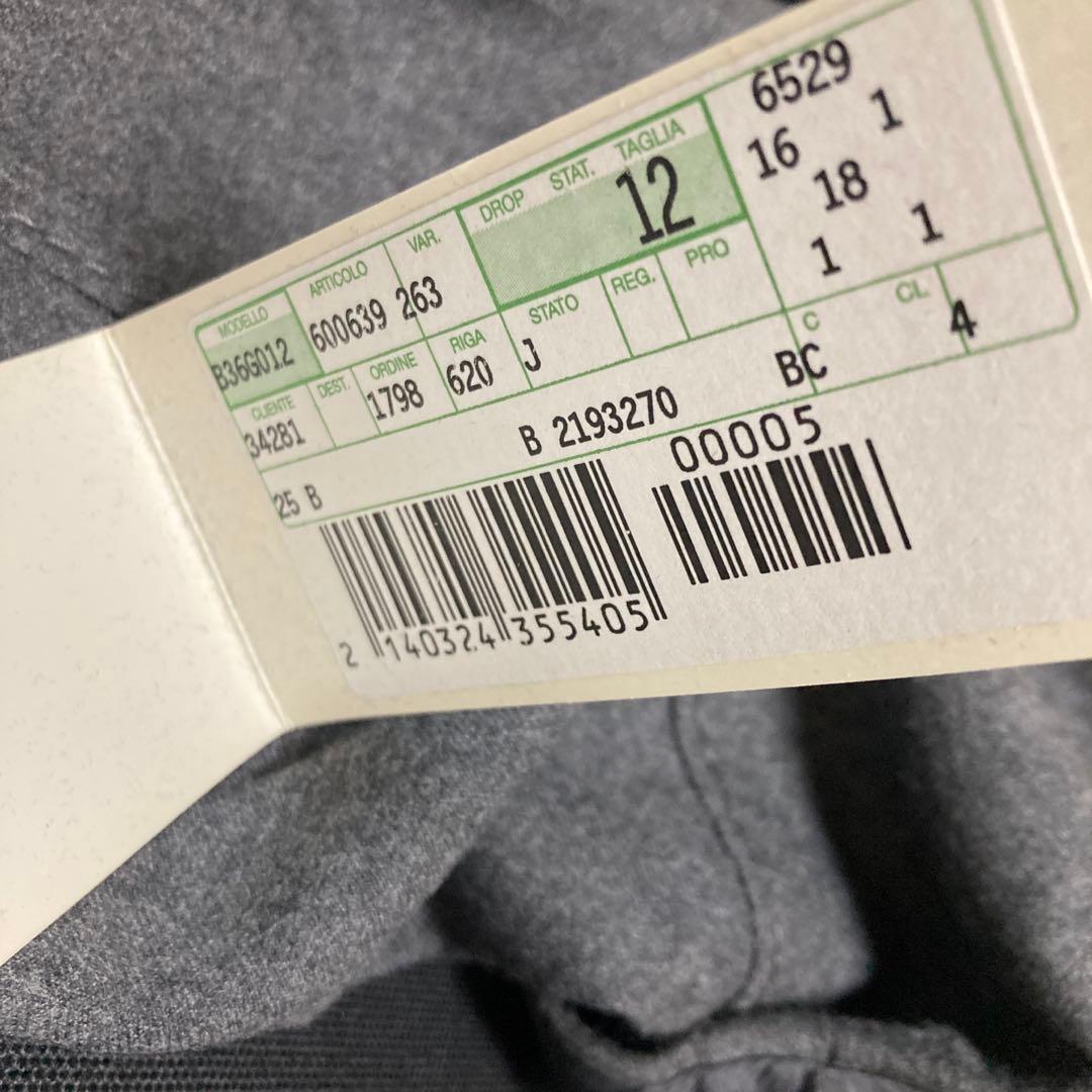 VALENTINO ヴァレンティノ　グレー ひざ丈スカート12 タグ付き未使用品