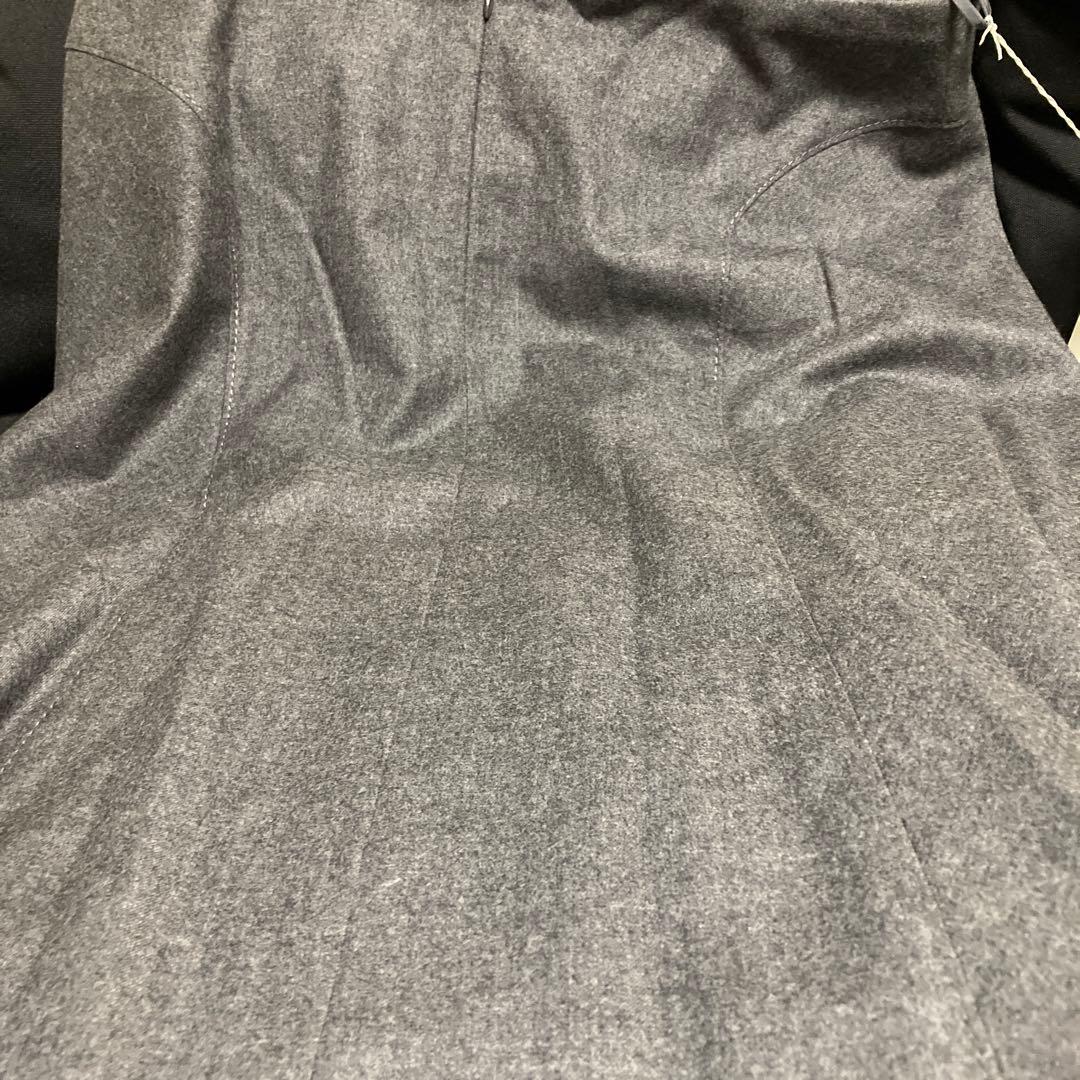 VALENTINO ヴァレンティノ　グレー ひざ丈スカート12 タグ付き未使用品