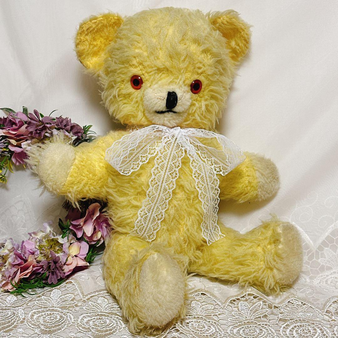 ❤️レア❤️愛らしいイエローペディグリーベア