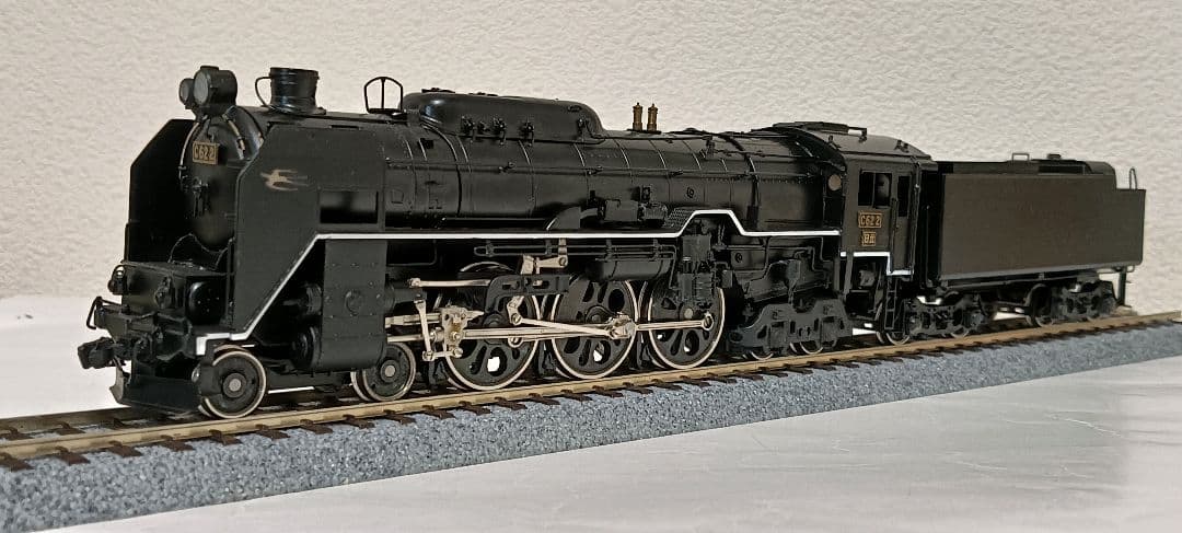HOゲージ 天賞堂 C622号機蒸気機関車、No;491、メンテナンス済｜HO