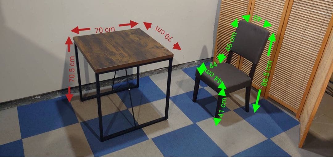 東京都23区送料込 ◆ ニトリ2pダイニングテーブル セット(TPH4790)