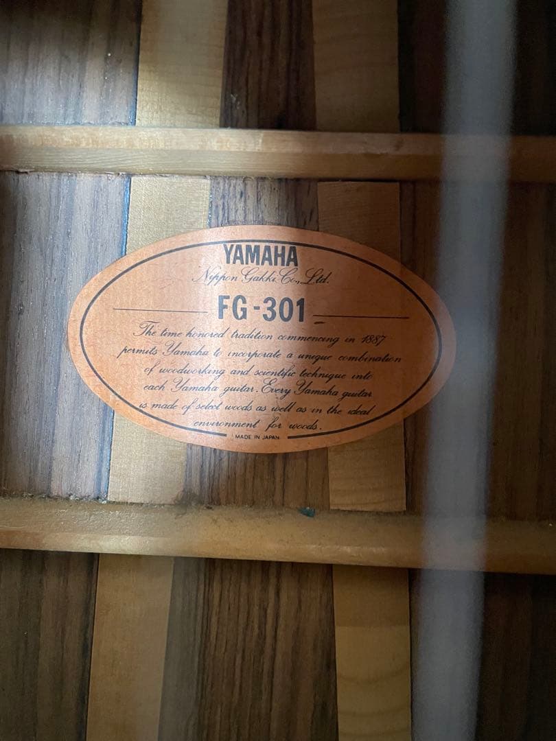 YAMAHA ヤマハ FG-301 オレンジラベル