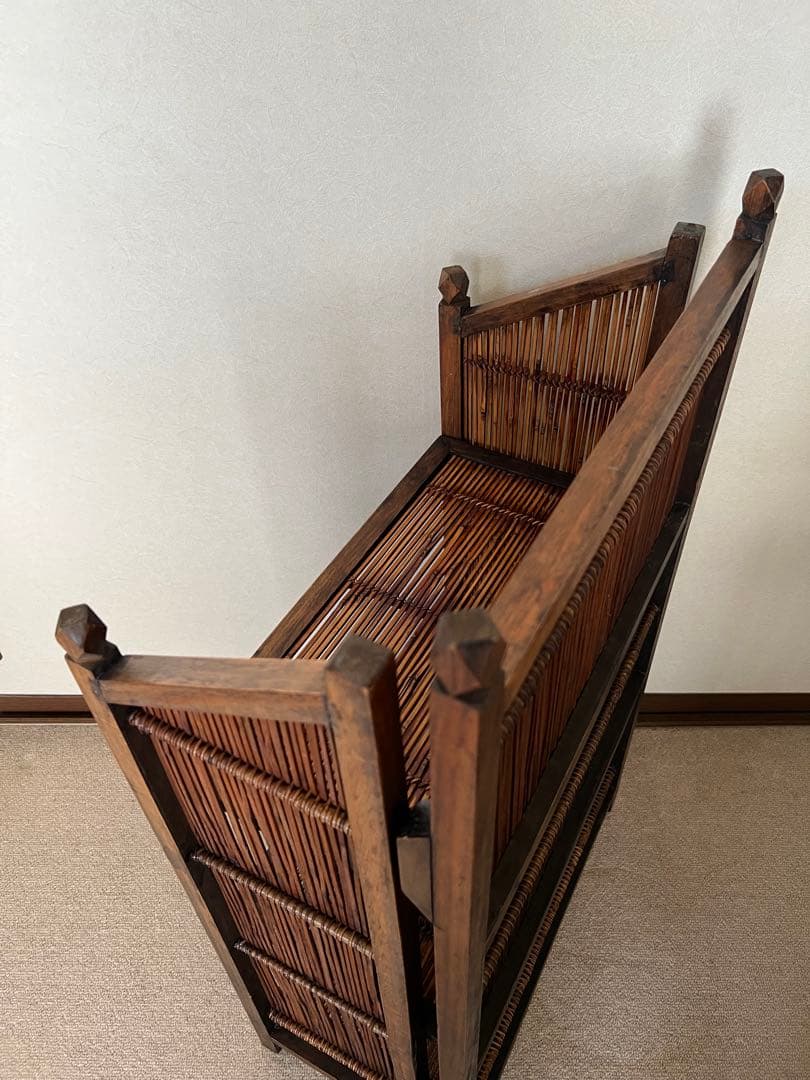 アジアンスタイル 竹製シェルフ 3段 ② バリ インドネシア 木 ラック