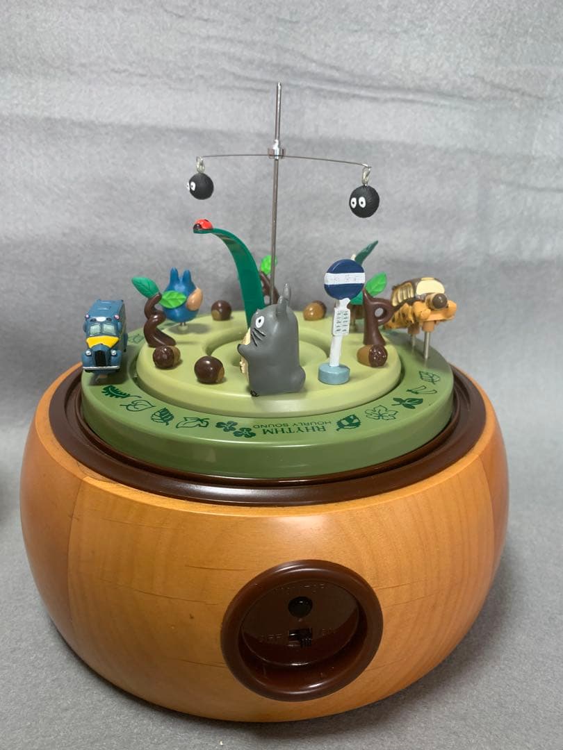 訳あり品】リズム時計 トトロどんぐりドーム置き時計【ジャンク品】