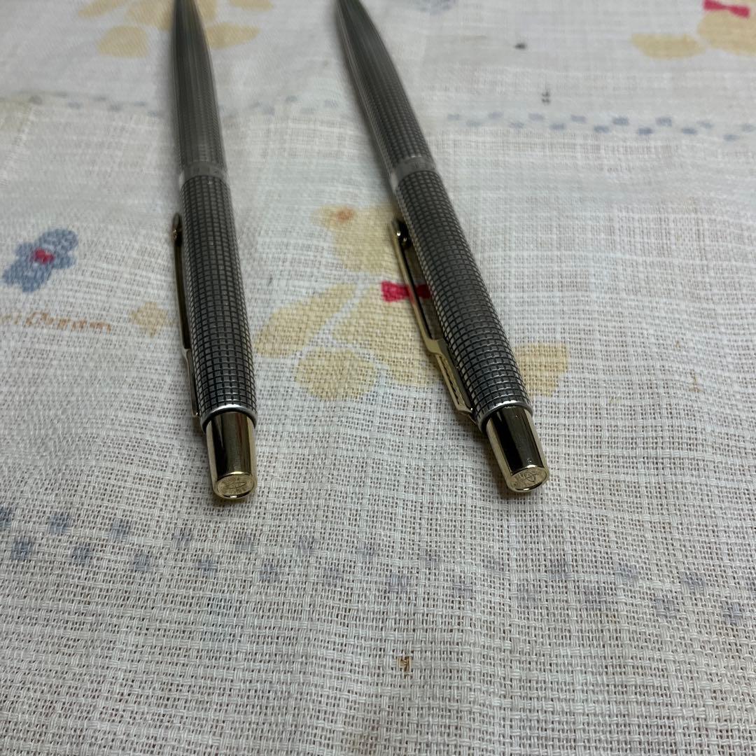 パーカースターリングシルバークラッシックボールペンシャープペンシル