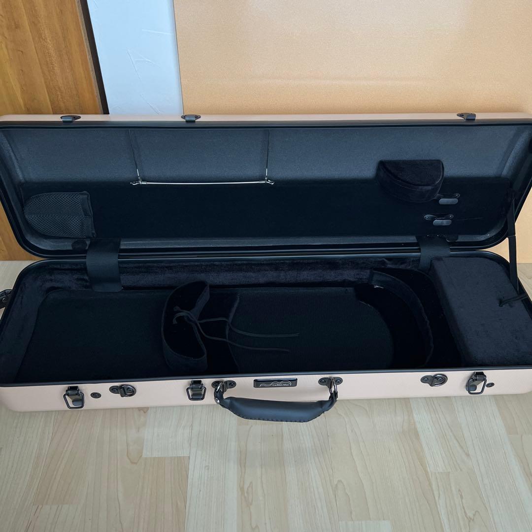 バイオリンケース ミルクティー　ハードケース