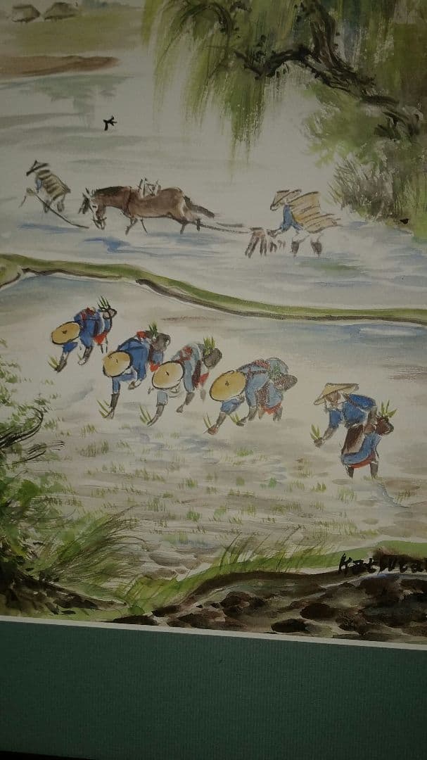 日本画水彩画⑬