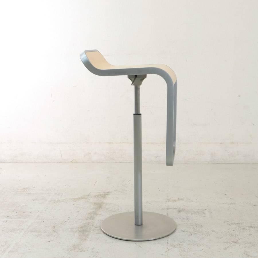 ラパルマ レム カウンタースツール ハイタイプ 板座 昇降式 AZUMI G