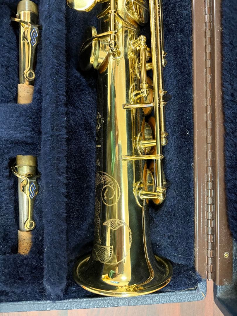 セルマー　ソプラノサックスシリーズ3 （GL）中古スターリングシルバーネック付き