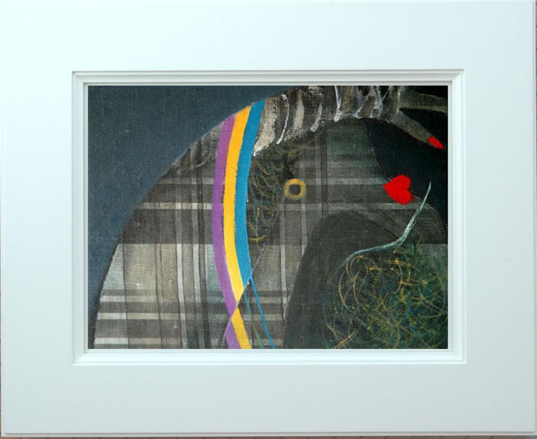 メルカリ 絵画　絵　 額付き ( 銀) 油絵　F4-052413 　愛しい女たち