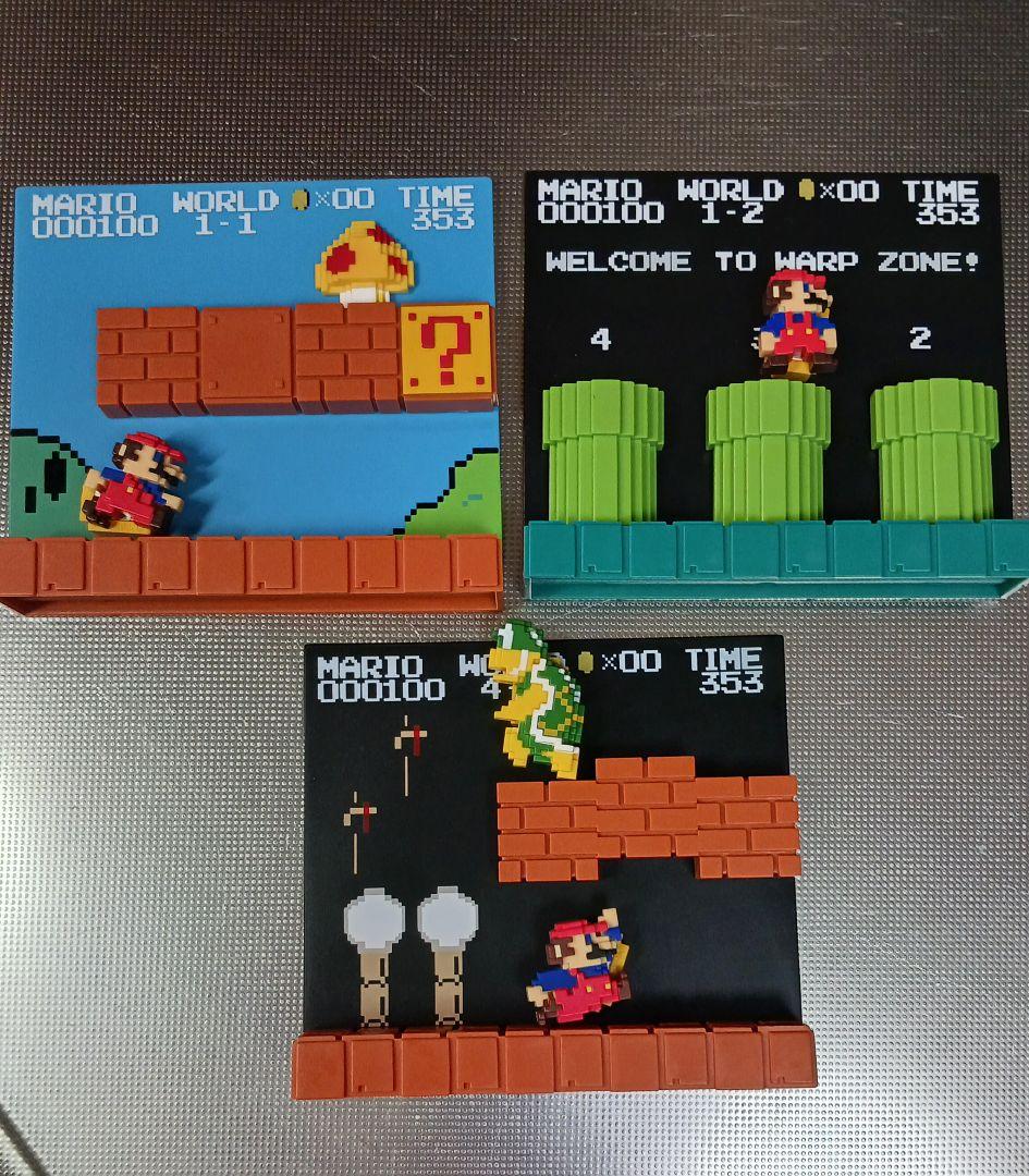 スーパーマリオブラザーズ ステージフィギュア マグネットフィギュア