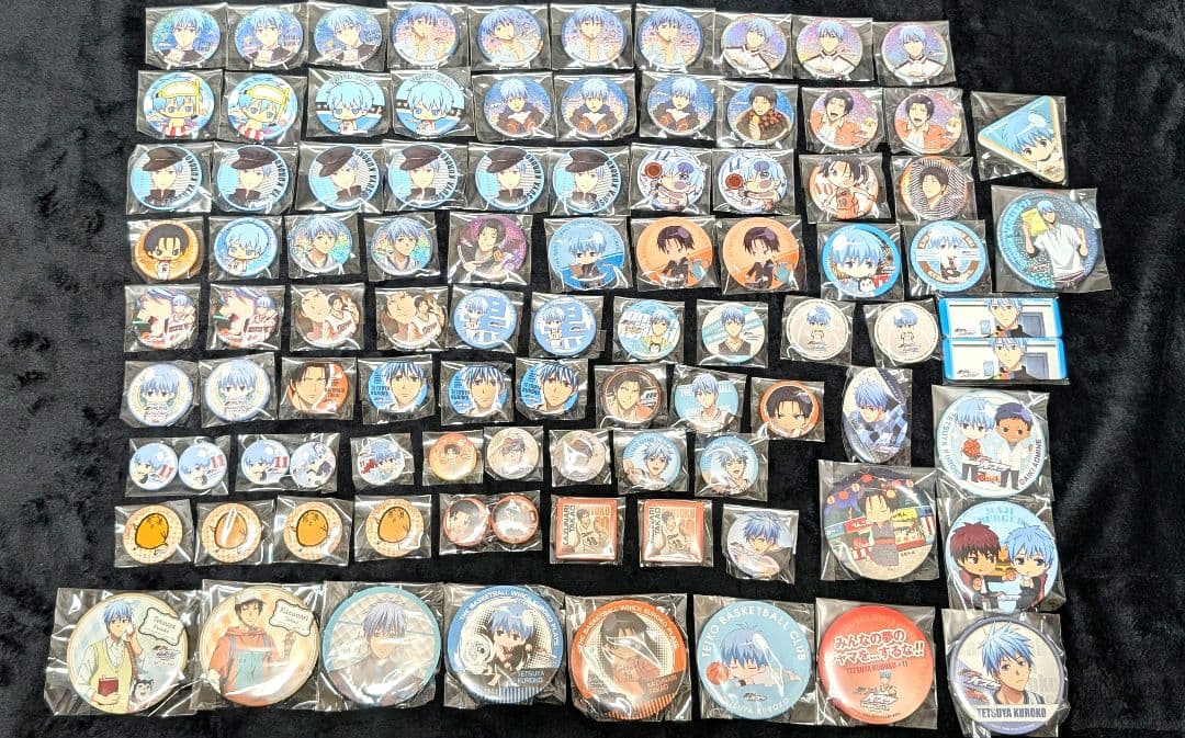 黒バス 黒子テツヤ 高尾和成 缶バッジ まとめ売り 164個