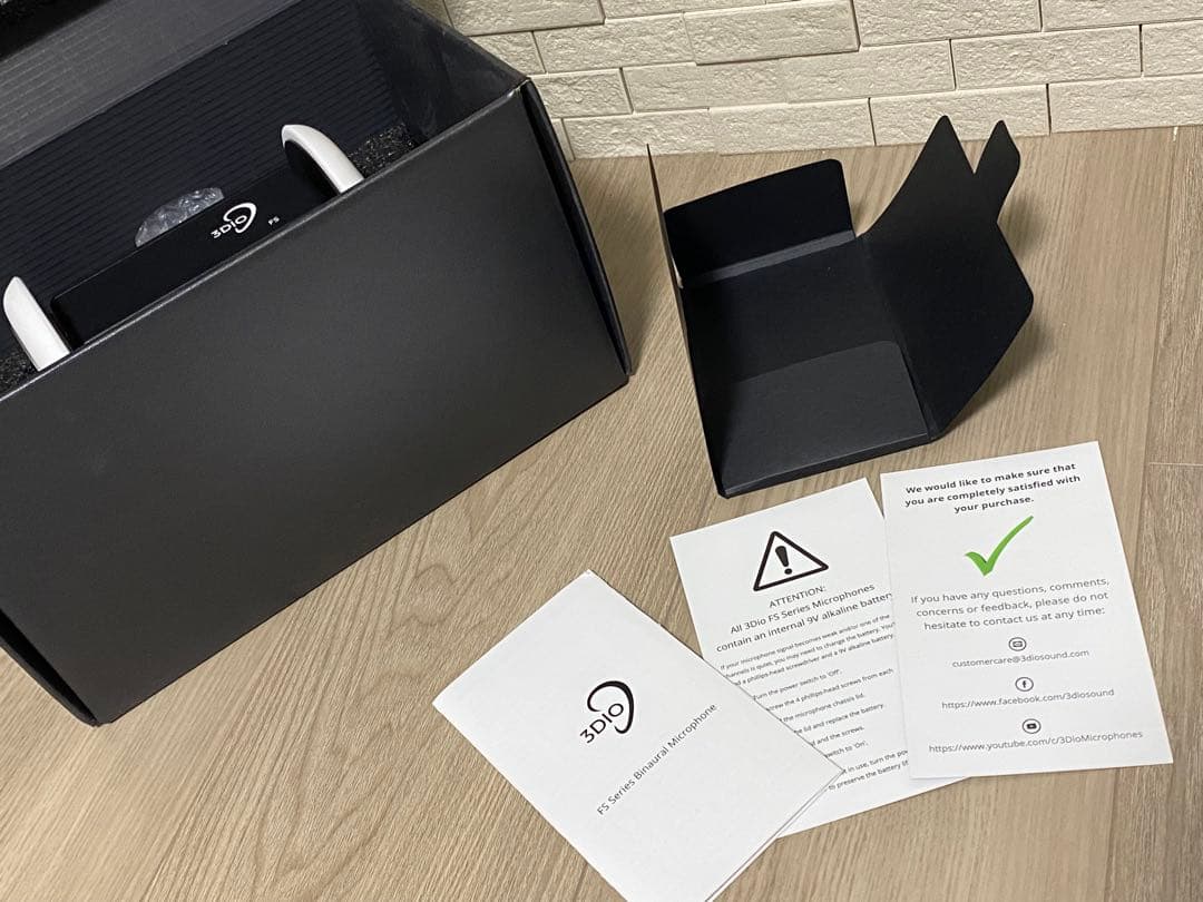 3DIO FS バイノーラルマイク Free Space