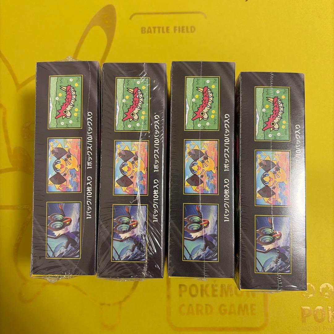 ポケモンカード　mega ドリームex シュリンク付き　4 BOX