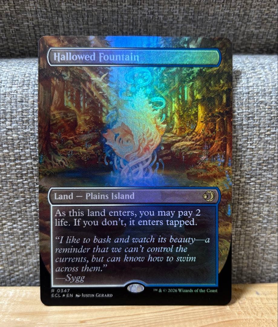 Foil 神聖なる泉 英語 拡張 MTG Hallowed Fountain - メルカリ