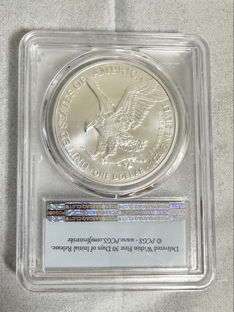 イーグル銀貨-type2 2021 PCGS MS70 Silver Eagle