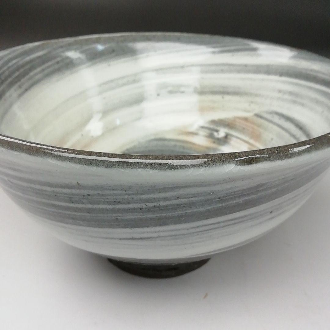 T253 茶碗 『唐津刷毛目茶碗』『中里隆』 共箱 抹茶碗 茶道具