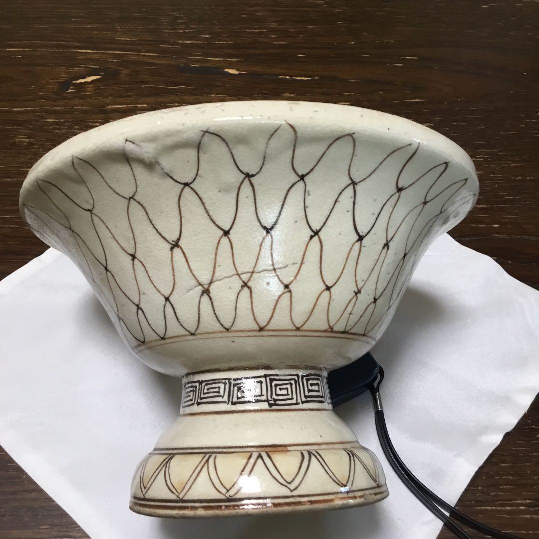 江戸後期　絵瀬戸盃洗　無傷