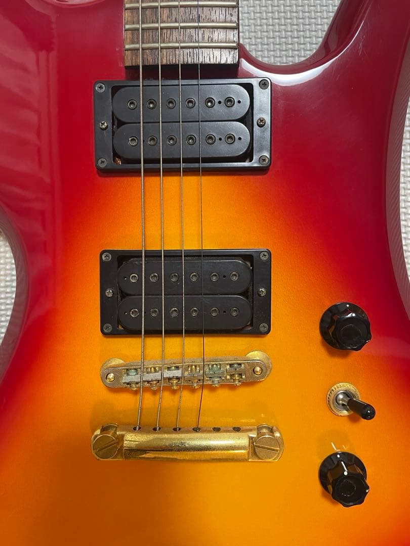 TARGET ギター レッド/オレンジグラデーション　hide モッキンバード