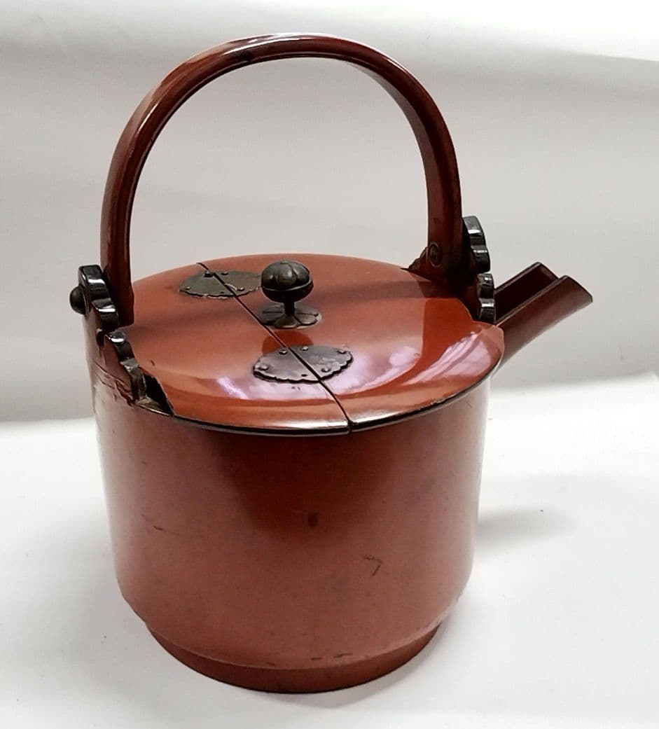 薬罐 水注 やかん 水次 茶道具 漆壺 湯桶