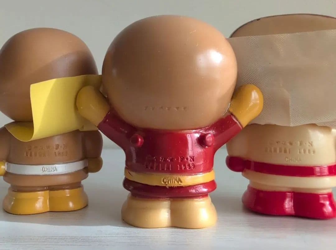 初期ソフビ アンパンマン しょくぱんまん カレーパンマン 1989 フィギュア