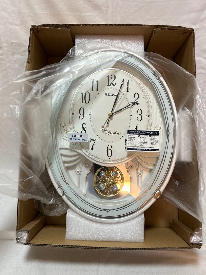 SEIKO Wave Symphony 電波時計 掛け時計