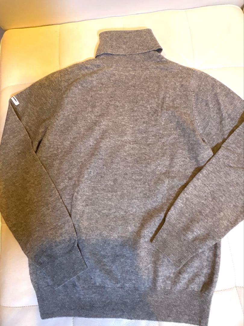 美品！カシミヤ　セーター　M グレー　極暖　マスターバニー　長袖 ニット　バイク
