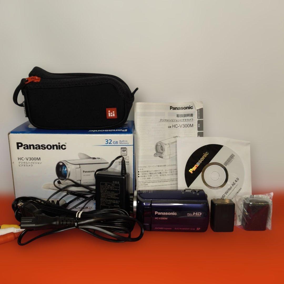 【美品•付属品完備】Panasonic パナソニック HC-V300M