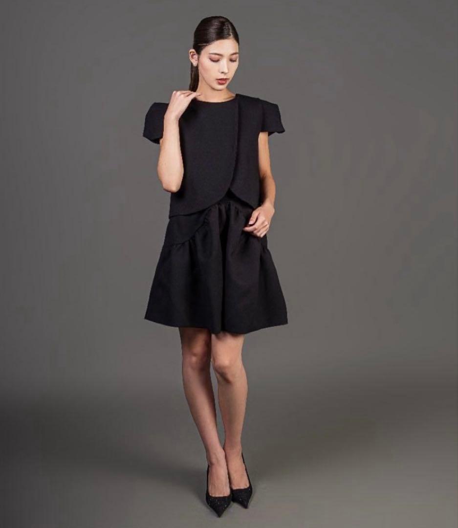 お値下げ⭐︎未使用⭐︎ Pachmanパハマン　フレアスカート ひざ丈38ブラック