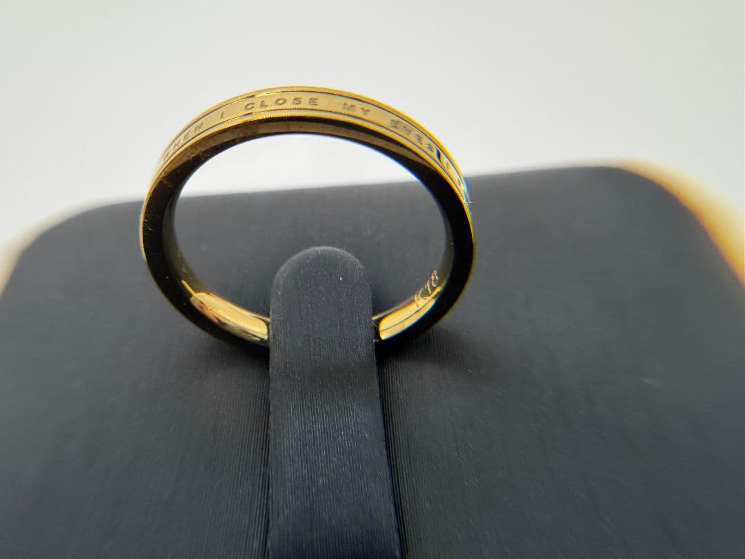 K18ゴールドリング 内径2.6mm 1.73g 11号