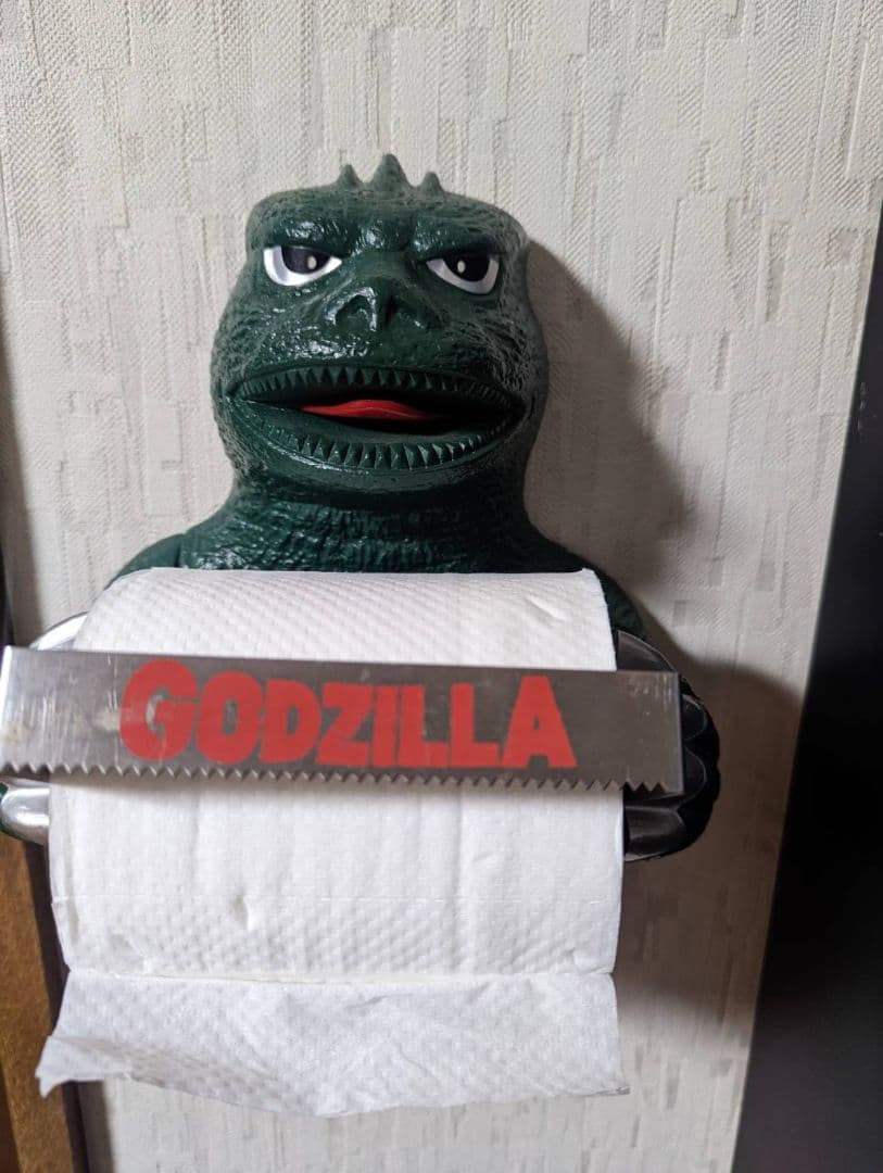 ゴジラ GODZILLA ペーパーホルダー 緑色 激レア 希少 稀少 - メルカリ