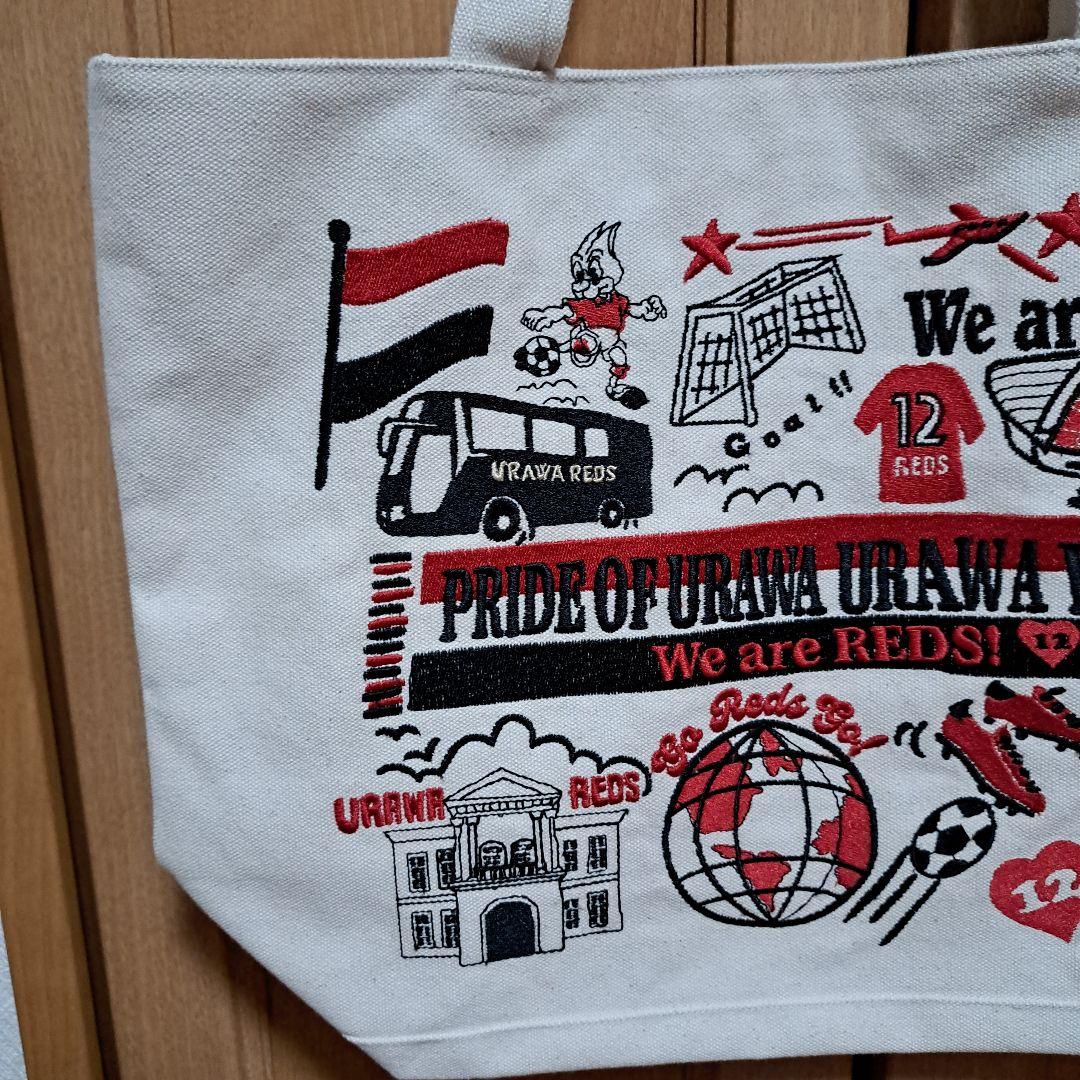 未使用に近い☆REDS刺繍トートバッグ - メルカリ