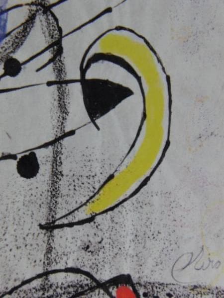 JOAN MIRO、COMPOSITION、海外版超希少レゾネ、新品額装付