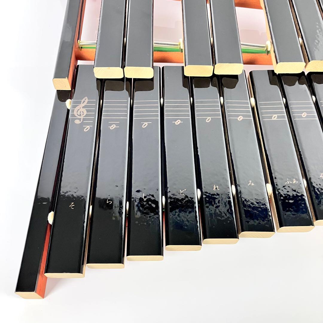 YAMAHA 卓上木琴 No.185 箱、マレット付き ①