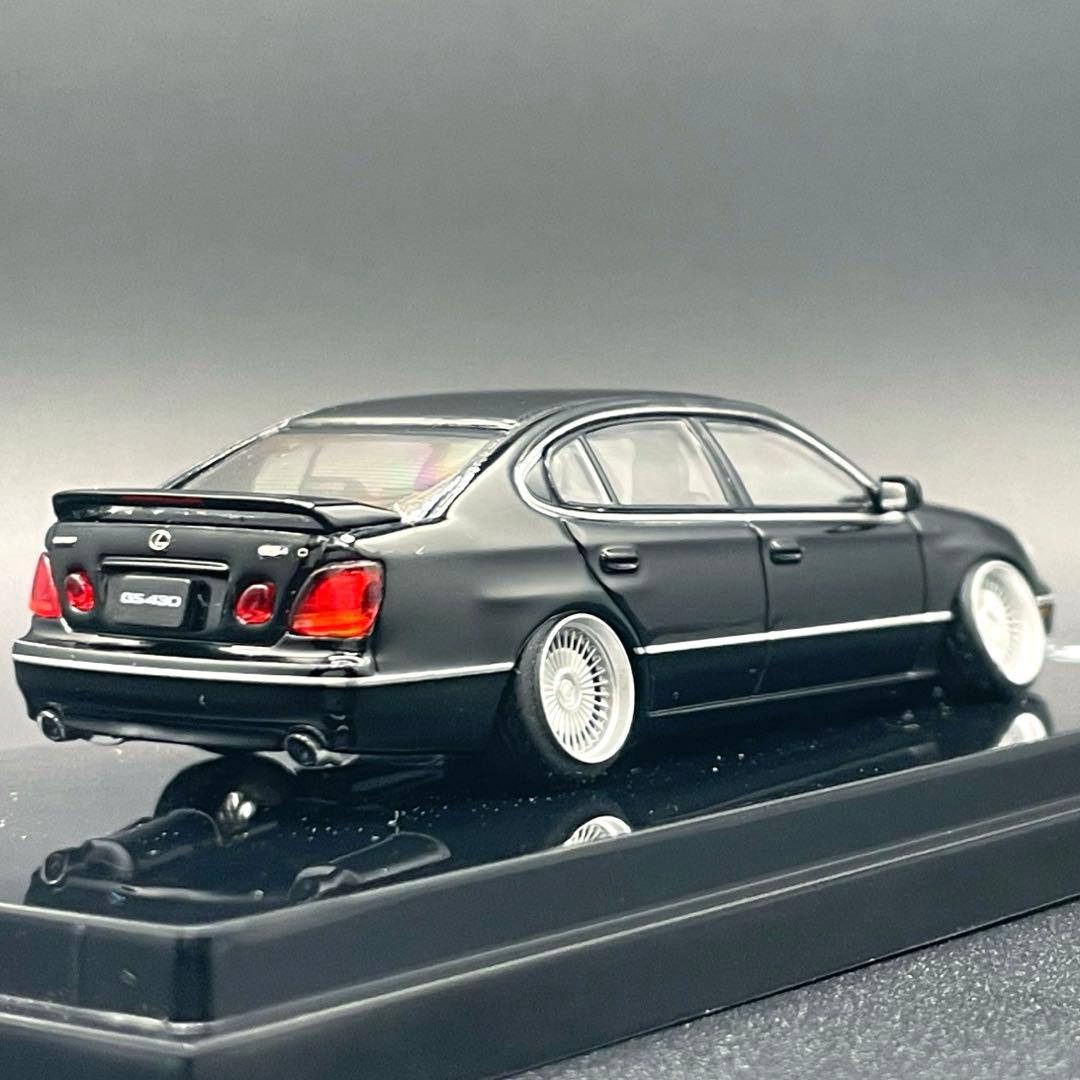 1/64 ホビージャパン レクサス GS430 ミニカー改造vipカー