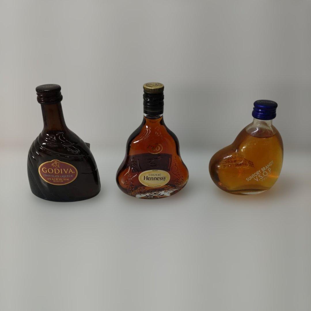 OH40】ミニチュアボトル 未開封3本セット 注: 商品説明必読 - メルカリ