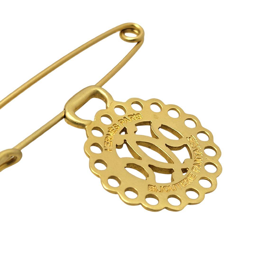 極美品】HERMES ブローチ BIJOUTERIE FANTAISIE 美品】エルメス