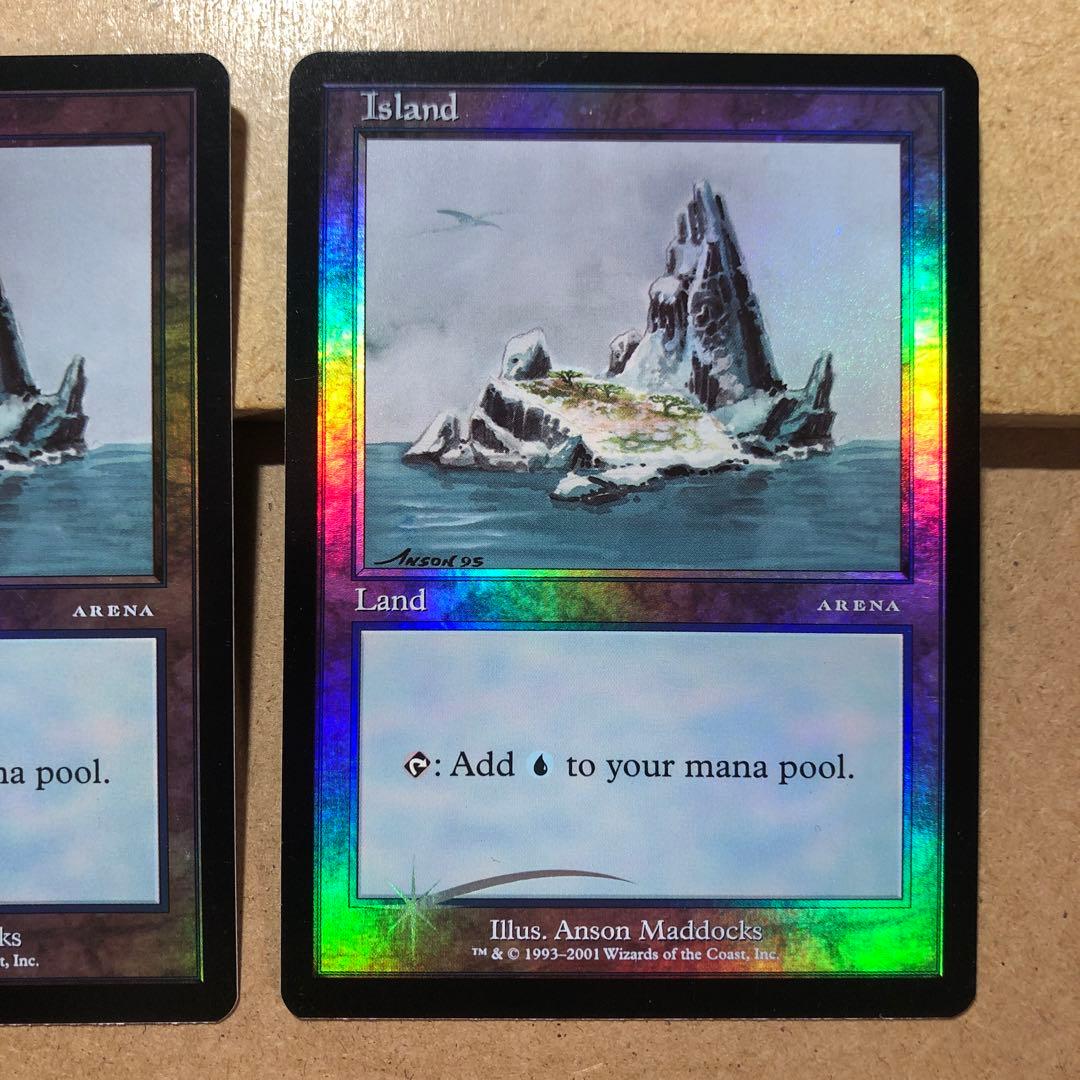 MTG ICE版 基本土地 島 FOIL 英 3枚 アリーナ 公式 ストア