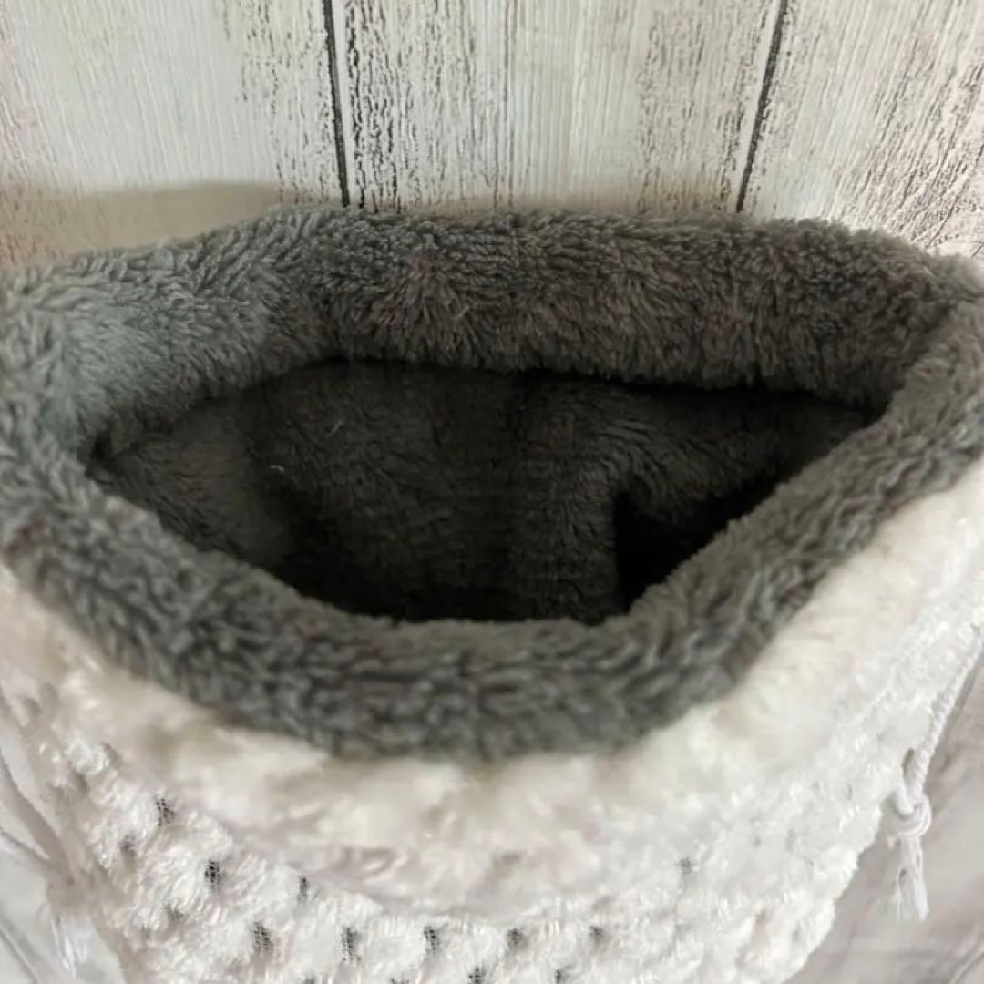 フクモモ仲良し巾着ポーチ かのこホワイト