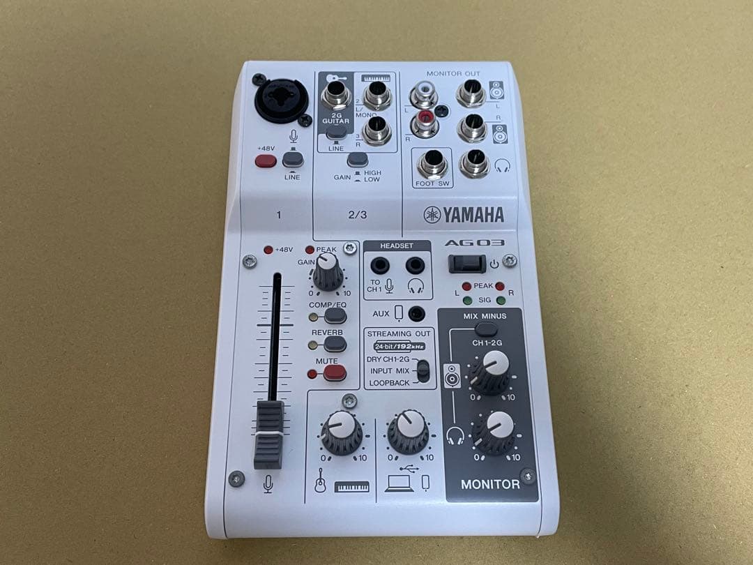 即日発送】yamaha ag03 mk2 即日発送】YAMAHA AG03 MK2 即日発送