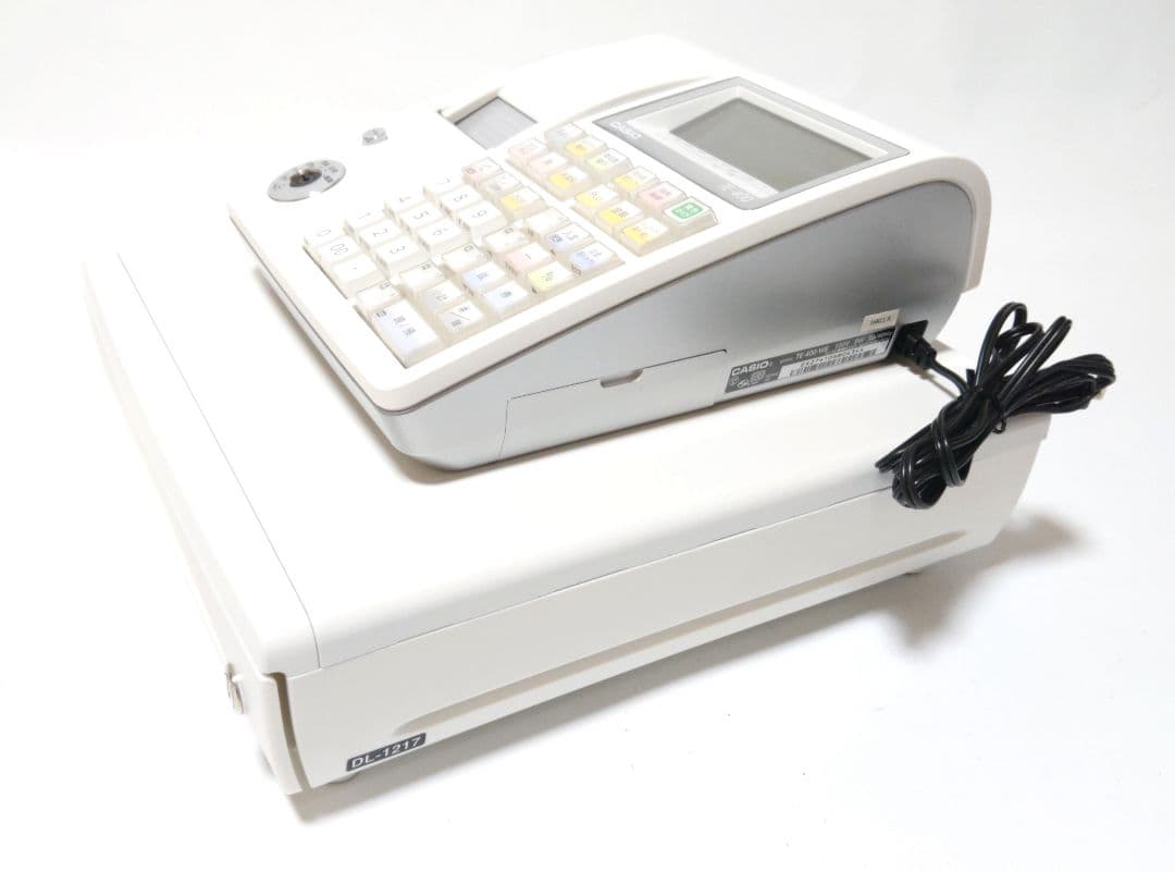 CASIO カシオ 販売 TE-400-WE レジスター