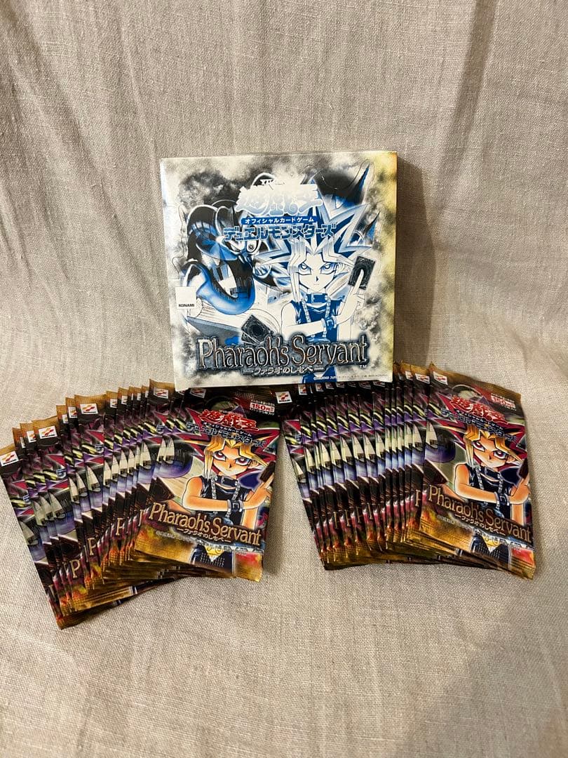 遊戯王未開封パック2期ファラオのしもべ絶版トゥーン