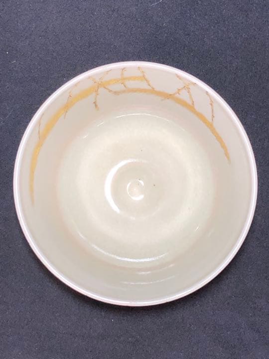 【茶道具】色絵柳島茶碗 桐鳳窯京峰造 抹茶碗 茶碗A333