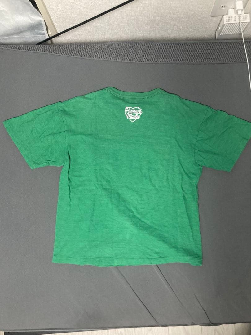 Human Made 緑色 Tシャツ ハートロゴ