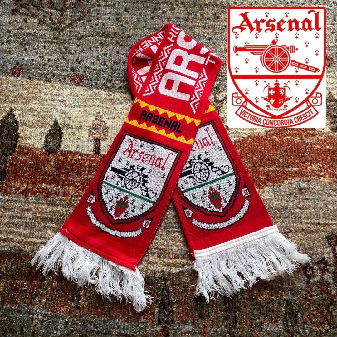 80〜90s】旧ロゴ アーセナル マフラー サッカー ユニフォーム グッズ