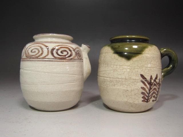 ☆ 不老園 四滴茶入 牙蓋☆y565