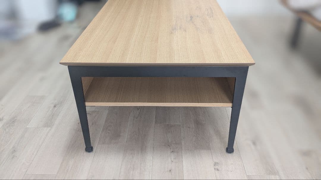 ニトリ 昇降センターテーブル ライトブラウン (TA01 LBR) 机・テーブル